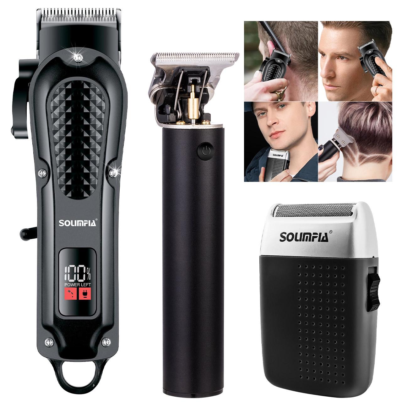 Men'S Grooming And Skin Care - ソリンピア 3ピース メンズシェービングレーザー ひげトリマー ヘアリムーバー 美白スキンケアデバイス