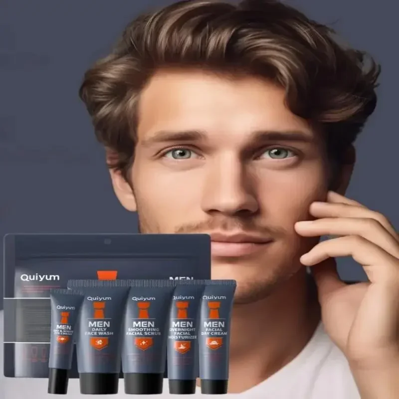 プロの男性用グルーミングキット 5点セット 角質除去スクラブ - Men'S Grooming And Skin Care のレビューと価格