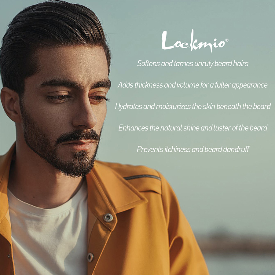 Lockmio-天然保湿口ひげクリーム、あごひげバーム、肌の - Men'S Grooming And Skin Care のレビューと価格