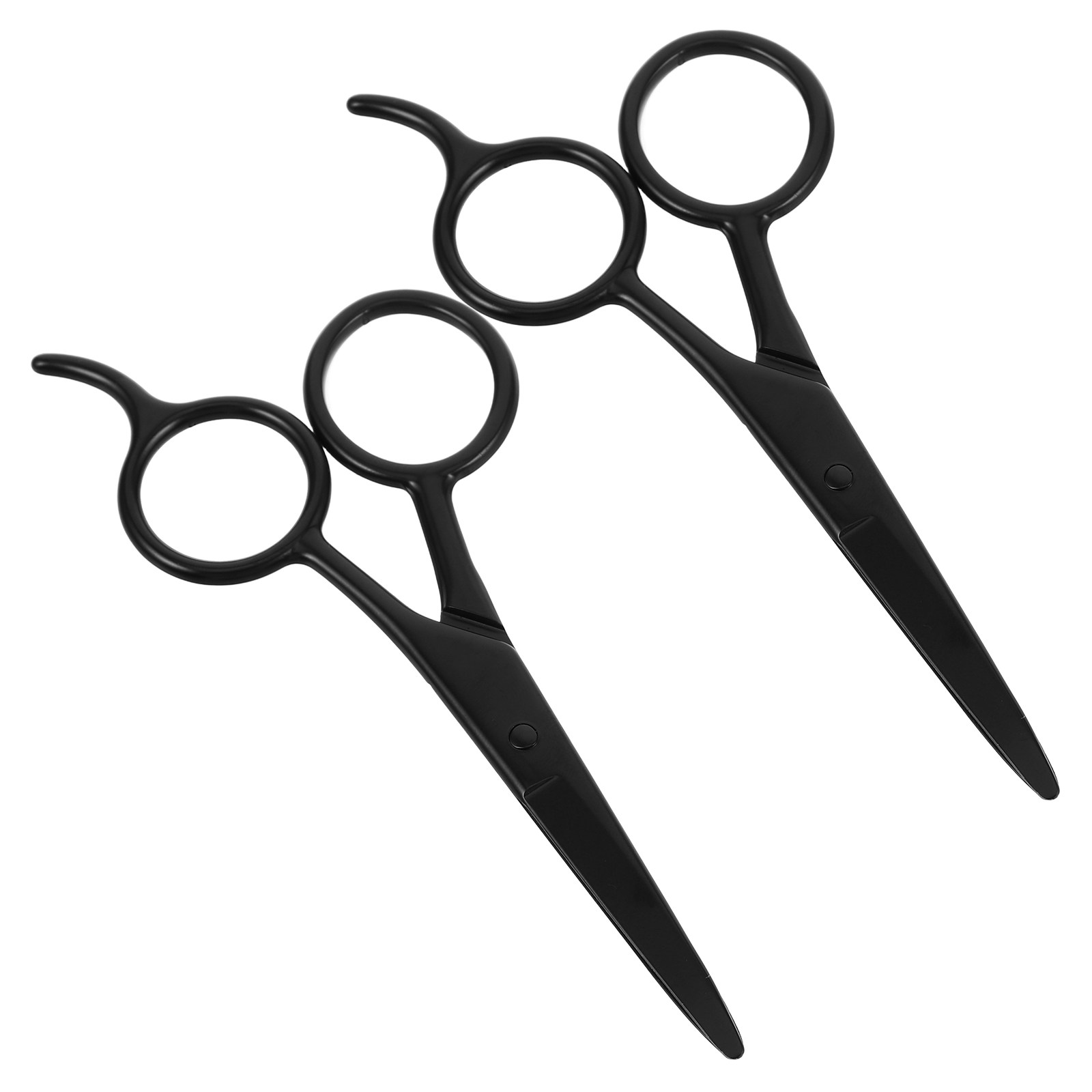 2 個ブラックステンレス鋼ひげはさみセット男性グルーミングは - Grooming Men'S Eyebrows のレビューと価格