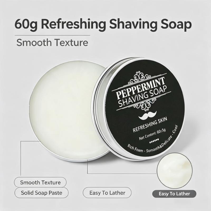ペパーミントシェービングソープ 60g メンズシェービングソ - Men'S Grooming And Skin Care のレビューと価格