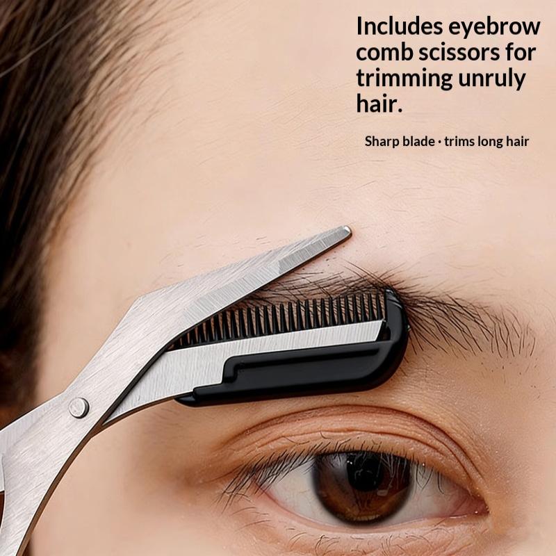 3個セット眉毛キット 女性と男性用 ステンレス製眉毛グルーミ - Grooming Men'S Eyebrows のレビューと価格